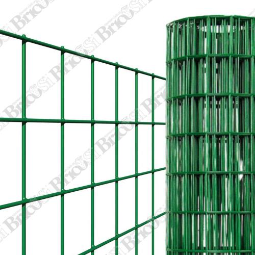 Rete per recinzione metallica elettrosaldata 25mt plastificata