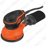 Black&Decker Levigatrice rotorbitale elettrica 240W platorello 125mm KA199