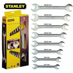 STANLEY SET 8 PZ CHIAVI A FORCHETTA DOPPIA FISSA ACCIAO 4-87-052 