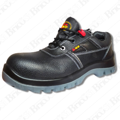 Scarpe uomo basse da lavoro antinfortunistiche Metal Free in pelle S3