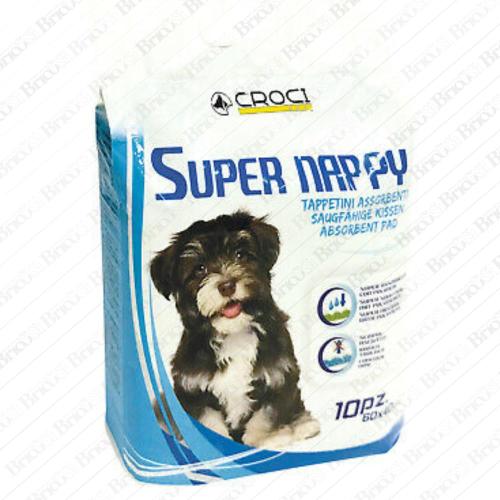 Tappetini traversine igieniche assorbenti Super Nappy per cani