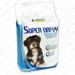 Tappetini traversine igieniche assorbenti Super Nappy per cani 60X90 10Pz