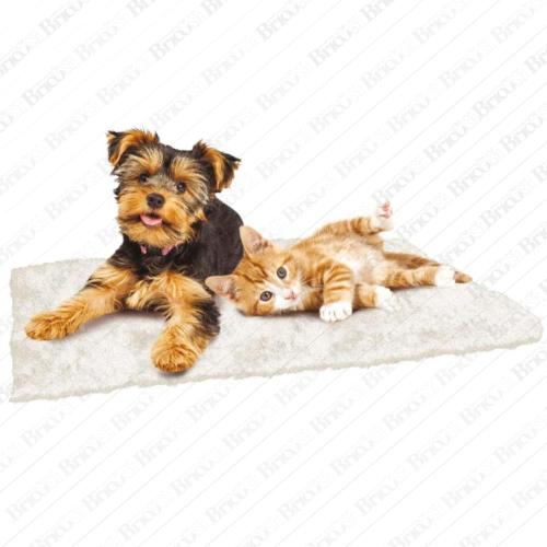 Tappetino Auto-Riscaldante Furry, 90 x 64 cm da cuccia per cani e gatti