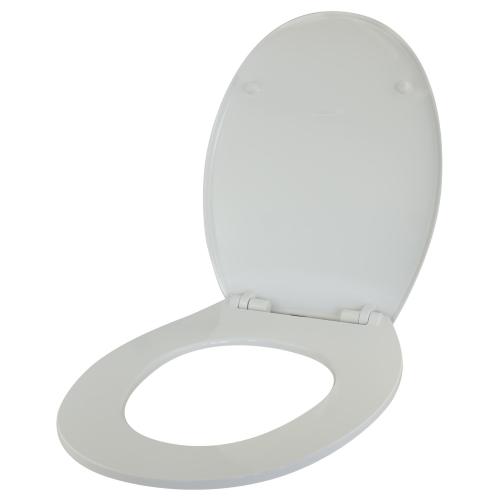 Cielo Ceramica Copriwater Frenato Easy Bath Per Sanitari A Pavimento E Sospesi, Bianco Lucido (Misure 38x44 Cm, WC Escluso)