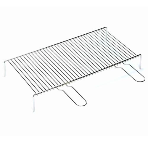 Griglia Graticola con piedi 60×35 cm per barbecue camino in