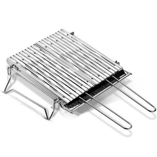 Griglia Graticola acciaio Inox raccogli grassi per barbecue BBQ 33 x 40 cm