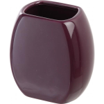 Portaspazzolino da bagno in ceramica Viola Prugna mod. Parigi