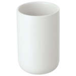 Bicchiere Portaspazzolino da bagno in ceramica Bianco mod. Oslo