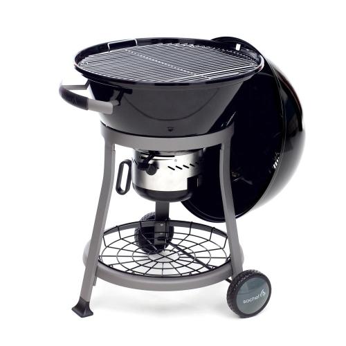 Barbecue BBQ a Carbone Carbonella con coperchio griglia Ø57cm Grande Pupo