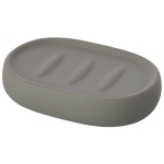 Porta sapone bagno in ceramica Grigio mod. Sidney