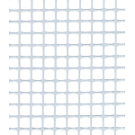 Rete plastica bianca maglia quadrata 10x10 mm rotolo 1x5 mt