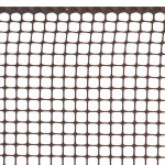 Rete plastica marrone maglia quadrata plastificata 10x10 mm rotolo 1x5 mt
