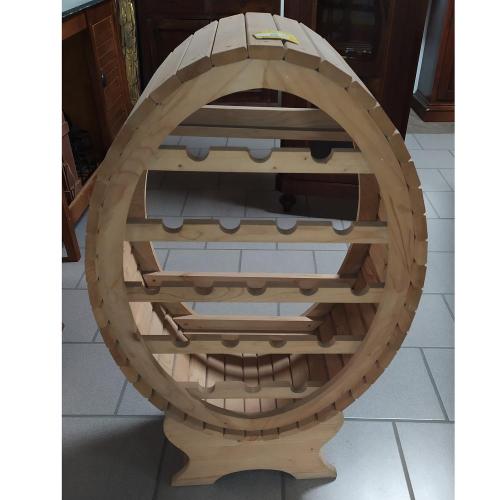 Cantinetta portabottiglie in Legno naturale porta bottiglie 60x30 H100 cm