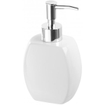 Dispenser sapone liquido da bagno in ceramica Bianco mod. Parigi