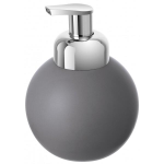 Dispenser sapone liquido da bagno in ceramica Grigio mod. Oslo