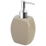 Dispenser sapone liquido da bagno in ceramica Tortora mod. Parigi