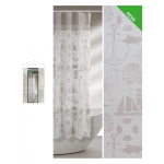 Tenda doccia vasca da bagno impermeabile con ganci in Peva 240x200 cm