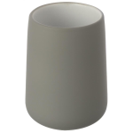 Bicchiere Porta spazzolino da bagno in ceramica Grigio mod. Sidney