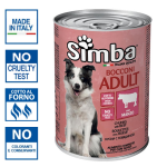 BOCCONI ADULT MANZO ALIMENTO CIBO UMIDO BOCCONCINI PER CANI ADULTI 1230gr SIMBA MONGE 