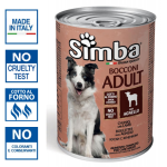 BOCCONI ADULT AGNELLO ALIMENTO CIBO UMIDO BOCCONCINI PER CANI ADULTI 1230gr SIMBA MONGE 