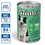 BOCCONI ADULT MANZO E VERDURE ALIMENTO CIBO UMIDO BOCCONCINI PER CANI ADULTI 1230gr SIMBA MONGE 