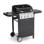 Barbecue BBQ a Gas gpl 8,1Kw Piùgusto con coperchio cottura Australiano