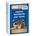 HG panno 30x30 cm lucidante per pulizia rame ottone bronzo