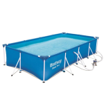 Piscina fuoriterra rettangolare Bestway Steel Pro 400x211x81 cm con filtro