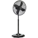 Ventilatore oscillante a piantana da pavimento 4 pale 40cm in acciaio GD334