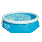 piscina fuoriterra tonda bestway fast set gonfiabile 244x66 cm autoportante