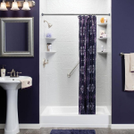 Supporto asta per tenda doccia telescopica estensibile 75/220 cm