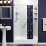 Supporto asta per tenda doccia telescopica estensibile 75/125 cm