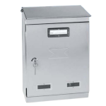 Cassetta Postale Buca Porta Lettere Posta Lamiera Esterno 320x220x80mm INOX