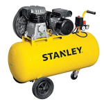 Compressore aria 100lt Stanley B 251E/9/100 elettrico 2hp 1,5kw 9bar 131PSI lubrificato