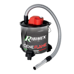 Bidone Aspiracenere elettrico Ribimex Ceneflame 1200W aspira cenere camini e stufe