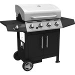 Barbecue BBQ a gas 17Kw 4 bruciatori inox cottura con pietra lavica Golosone 4