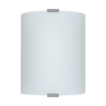 Lampada plafoniera a soffitto applique in metallo e vetro satinato E27 mod. Grafik