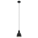 Lampadario Lampada a sospensione nero per cucina soggiorno E27 Priddy
