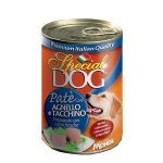 Paté Premium con carni fresche di agnello e tacchino Monge SPECIAL DOG 400GR