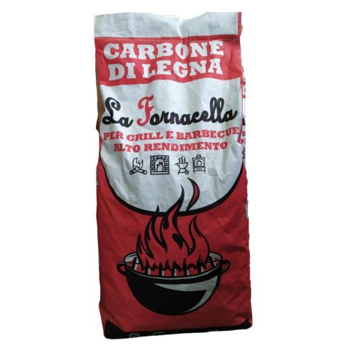 CARBONE CARBONELLA DI LEGNA 10KG PURA PER GRILL E BARBECUE ALTO