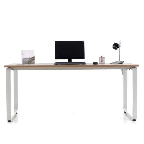 Scrivania porta computer pc da ufficio 180x80xH75 cm in Legno Explorer  Rovere