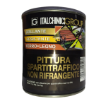 Vernice pittura stradale spartitraffico non rifrangente gialla 750ml 