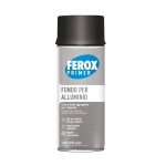 Ferox spray Fondo aggrappante Primer per Alluminio rapida essiccazione 400ml grigio