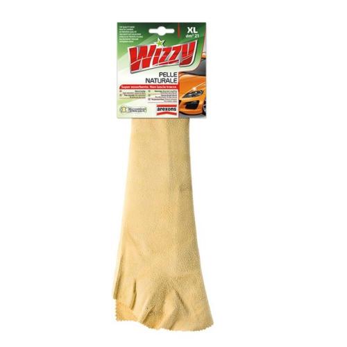 Wizzy Pelle Naturale daino panno assorbente per vetri e carrozzeria auto  21dm2