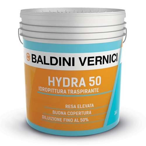 BALDINI IDROPITTURA PITTURA VERNICE TRASPIRANTE BIANCA 14 LT