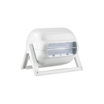 Dispenser porta rotolo HACCP per bobina carta industriale 330x340x440 mm bianco