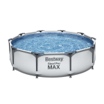 Set piscina fuori terra rotonda Steel Pro MAX Bestway 305x76 cm con pompa