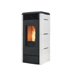 STUFA A PELLET RAVELLI ATENA C FLOW AD ARIA CANALIZZATA BIANCA 12KW