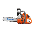 MOTOSEGA A SCOPPIO HUSQVARNA 435 II  cilindrata 40,9 cm³ 1.6 kW semiprofessionale