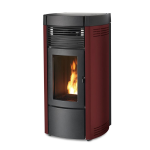 Stufa TERMOSTUFA a Pellet MCZ Musa Hydromatic 16KW Bordeaux